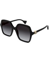 Gucci - Gg1072Sa 001 Sunglasses Acetate Squared Normal - Lyst