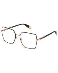 Furla - Vfu875 02Am Optical Frames Metal Squared - Lyst