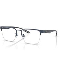 Emporio Armani - Ea1137 3018 Optical Frames Metal Squared - Lyst