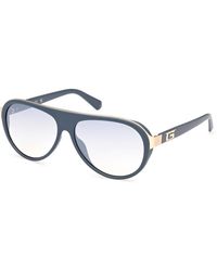 Guess - Gu00125 20C Sunglasses Injected Smoke Pilot Normal - Lyst