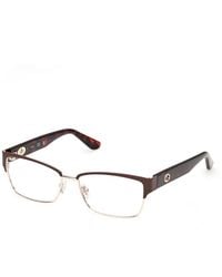 Guess - Gu50383 49 Optical Frames Metal Squared Normal - Lyst