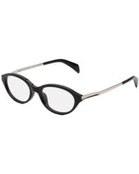 Retrosuperfuture - Ahn Numero 155 Nero & Argento Optical Frames Acetate Round - Lyst