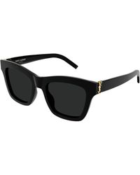Saint Laurent - Sl M156 001 Sunglasses Acetate Cat Eye - Lyst