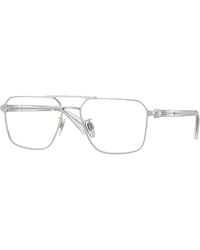Burberry - Be1395D 1005 Optical Frames Metal Geometric Normal - Lyst