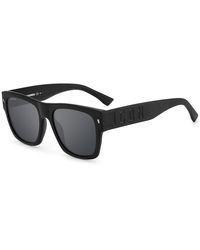 DSquared² - Icon 0004/S 003/T4 Sunglasses Acetate Squared Mirror - Lyst