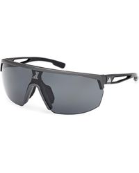 adidas Originals - Sp0099 02A Sunglasses Injected Smoke Mask Polarized - Lyst