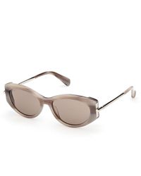 Max Mara - Mm0167 Roquebrune 1 60E Sunglasses Acetate Round Normal - Lyst