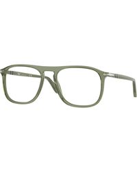 Persol - Po3392V 1226 Optical Frames Acetate Transparent Squared Normal - Lyst