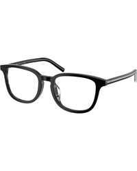 Prada - Pr D21Vd 29O1O1 Optical Frames Acetate Transparent Pillow Normal - Lyst