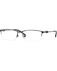 DIESEL - Dl5011D 1002 Optical Frames Metal Transparent Squared Normal - Lyst