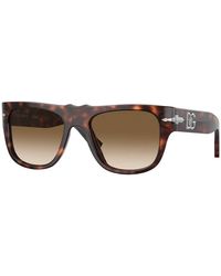 Persol - Po3295S 24/51 Sunglasses Acetate Squared Normal Shaded - Lyst