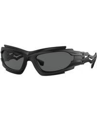 Burberry - Be4384 346487 Sunglasses Plastic Dark Geometric - Lyst