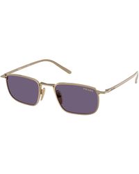 Prada - Pr D52S 7Oe70W Sunglasses Metal Pillow Normal - Lyst