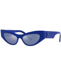 Dolce & Gabbana - Dg4450 31191U Sunglasses Acetate Cat Eye Normal Mirror - Lyst