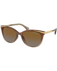 Ralph Lauren - Ra5309U 6133T5 Sunglasses Injected Squared Polarized Shaded - Lyst
