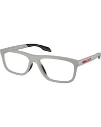 Prada Linea Rossa - Ps 05Tv 27U1O1 Optical Frames Injected Transparent Pillow Normal - Lyst