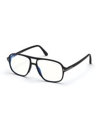 Tom Ford - Ft5737-B 001 Optical Frames Acetate Squared Normal - Lyst