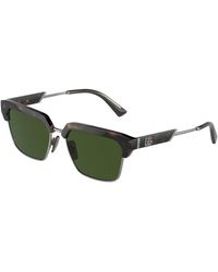 Dolce & Gabbana - Dg6185 502/71 Sunglasses Injected Squared Normal - Lyst