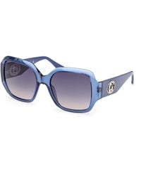 Guess - Gu00283 90B Sunglasses Injected Smoke Squared Normal - Lyst