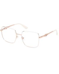 Guess - Gu2953 024 Optical Frames Metal Squared Normal - Lyst