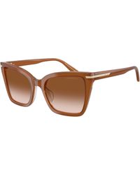 Emporio Armani - Ea4273Bu 637613 Sunglasses Acetate Squared Normal Nuanced - Lyst