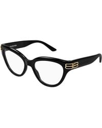 Balenciaga - Bb0436O 001 Optical Frames Acetate Transparent Cat Eye - Lyst