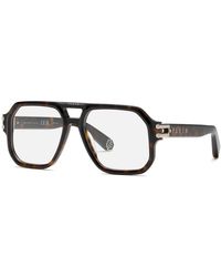 Philipp Plein - Vpp148M Plein Icon 722K Optical Frames Acetate Squared - Lyst