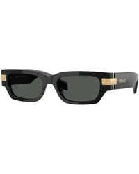 Versace - Ve4465 Gb1/87 Sunglasses Acetate Squared Normal - Lyst