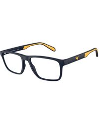 Emporio Armani - Ea3233 5088 Optical Frames Injected Squared Normal - Lyst