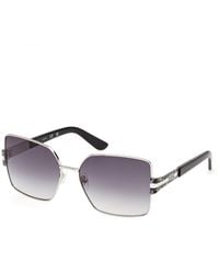Guess - Gu00357 10B Sunglasses Metal Smoke Butterfly Normal - Lyst