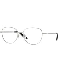 Versace - Ve1312 1001 Optical Frames Metal Pantos Normal - Lyst