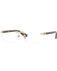 Burberry - Be1392 1109 Optical Frames Metal Squared Normal - Lyst
