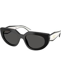 Prada - Pr D02S 20G08Z Sunglasses Acetate Round Normal - Lyst