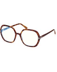 Tom Ford - Ft5814-B 053 Optical Frames Injected Geometric Normal - Lyst