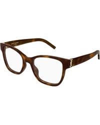 Saint Laurent - Sl M158 009 Optical Frames Acetate Transparent Cat Eye - Lyst