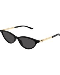 Gucci - Gg2211S 001 Sunglasses Acetate Cat Eye - Lyst