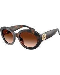 Giorgio Armani - Ar8269U 647874 Sunglasses Acetate Round Normal Nuanced - Lyst