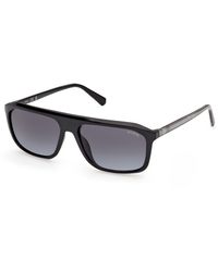 Guess - Gu00311 01B Sunglasses Injected Smoke Squared Normal - Lyst