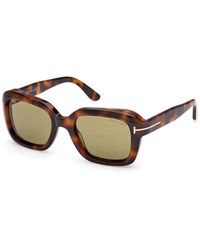 Tom Ford - Ft1283 Natalia-02 53N Sunglasses Acetate Squared Normal - Lyst