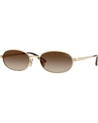 Vogue Eyewear - Vo4353S 848/13 Sunglasses Metal Round Normal Nuanced - Lyst