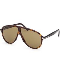 Tom Ford - Ft1211 Vladimir 52N Sunglasses Acetate Verde Pilot Normal - Lyst