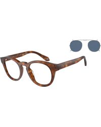 Giorgio Armani - Ar8190U 59881W Sunglasses Acetate Transparent Pantos Normal - Lyst