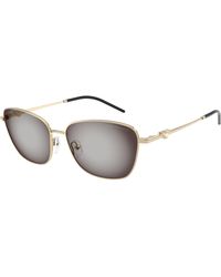 Emporio Armani - Ea2170 342713 Sunglasses Metal Geometric Normal Shaded - Lyst