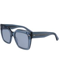 Calvin Klein - Ck23508S 435 Sunglasses Acetate Squared Normal Normal - Lyst