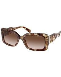 Michael Kors - Mk2165 Corfu 302813 Sunglasses Plastic Squared Normal Nuanced - Lyst