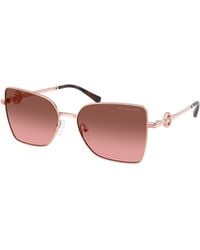 Michael Kors - Mk1186 Patra 110811 Sunglasses Metal Squared Normal Nuanced - Lyst