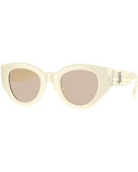 Burberry - Be4390 Meadow 406793 Sunglasses Acetate Pantos Normal - Lyst