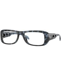 DIESEL - Dl6010U 2056 Optical Frames Injected Transparent Squared Normal - Lyst