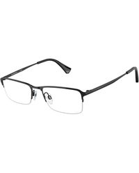 Emporio Armani - Ea1044Td 3001 Optical Frames Titanium Squared Normal - Lyst