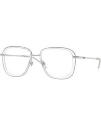 DIESEL - Dl5009 1001 Optical Frames Metal Round Normal - Lyst